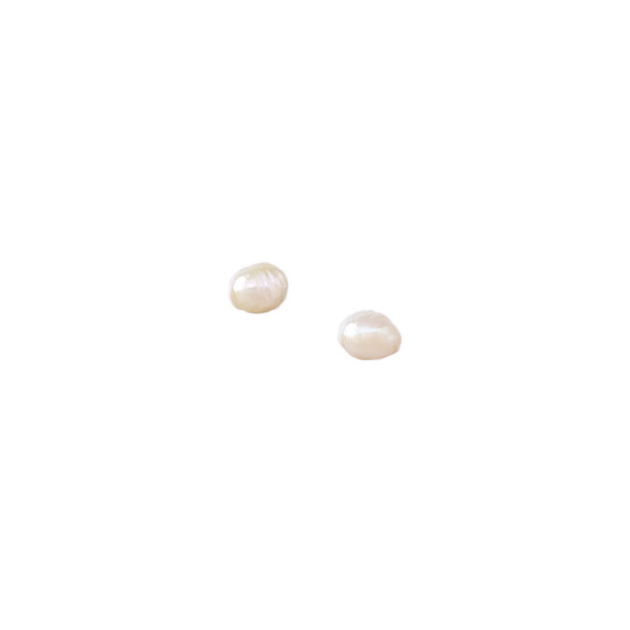 Baroque Pearl Stud Earrings