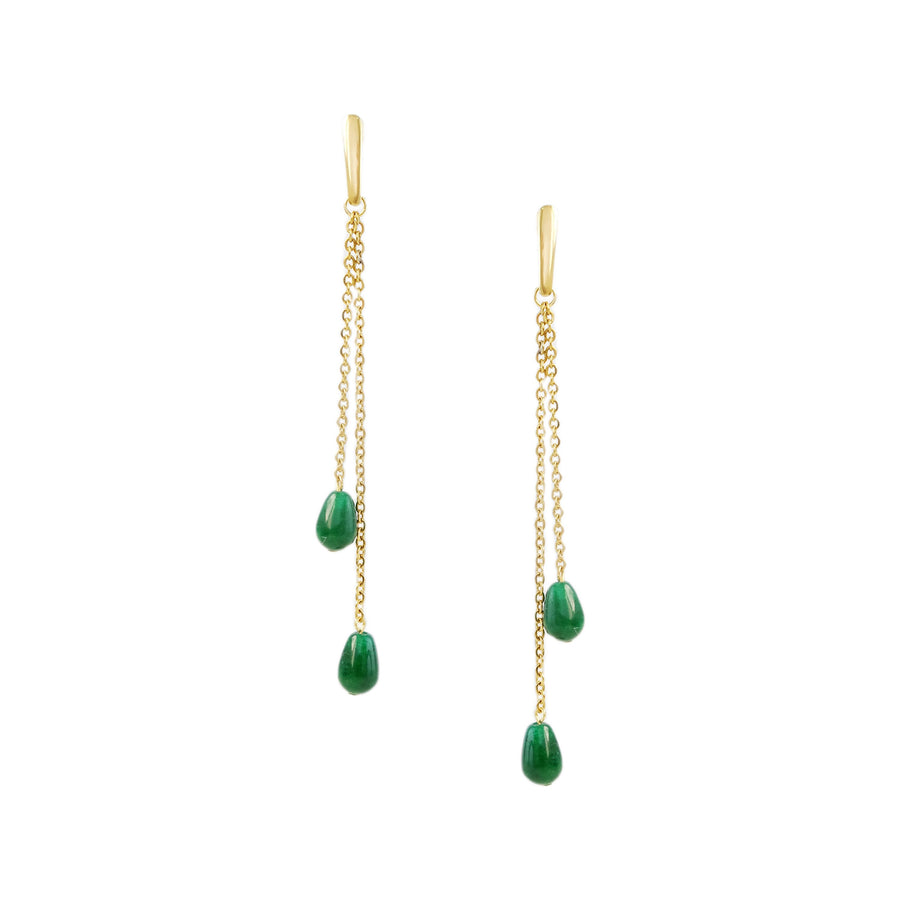 Mika Earrings in Jade