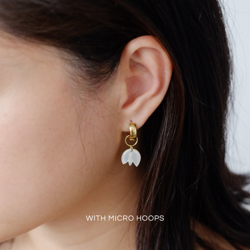 Viola Charms in Mother of Pearl