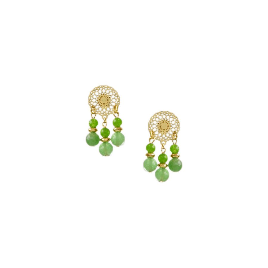 Lilo Earrings in Jade