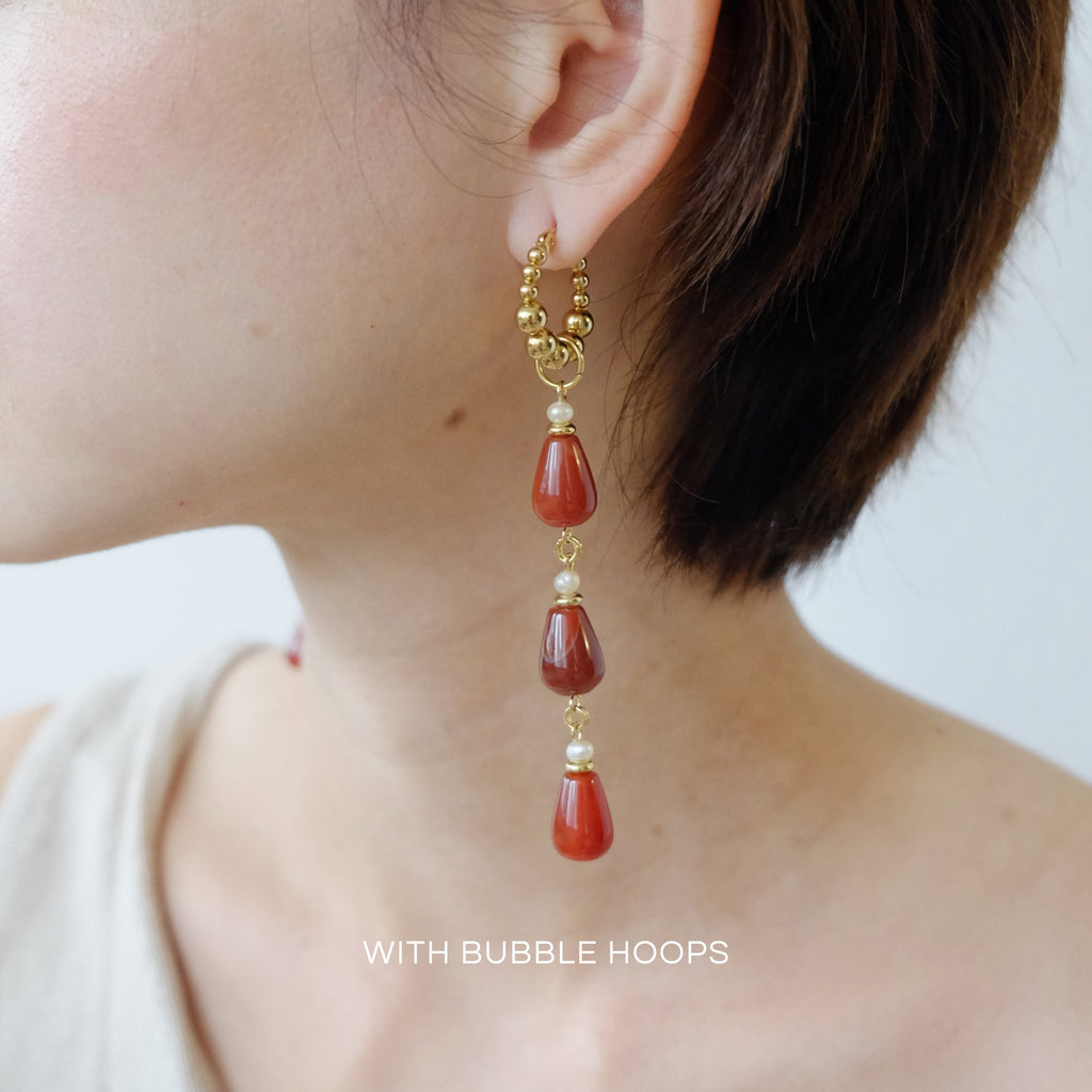 Blood, Sweat & Tears Charms in Carnelian