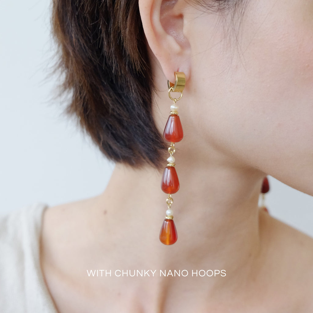 Blood, Sweat & Tears Charms in Carnelian