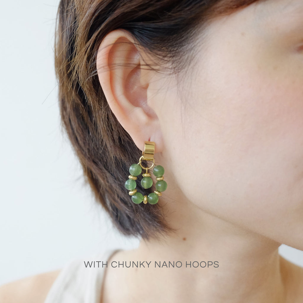 Bubble Charms in Jade