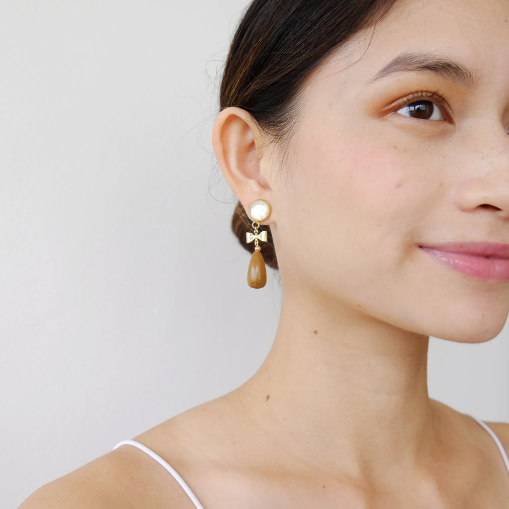 Manuela Earrings in Jasper