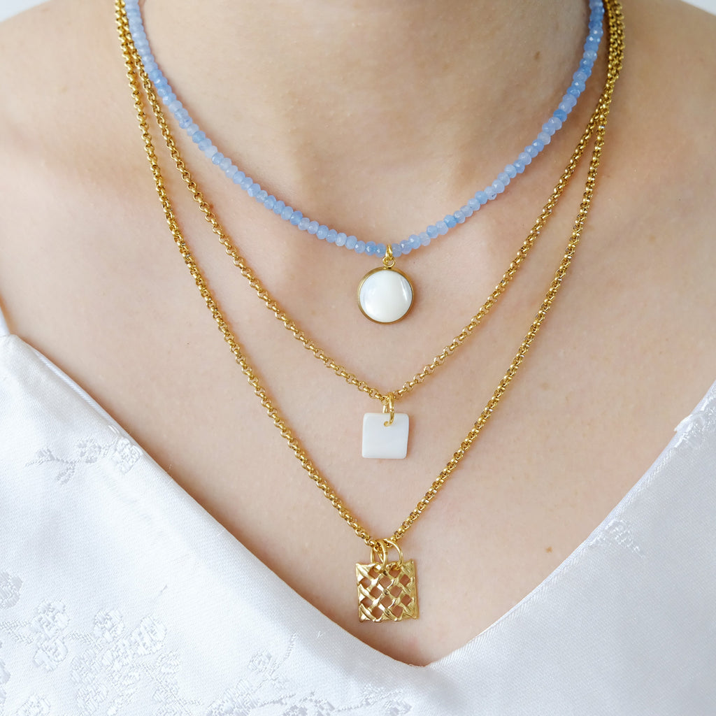 Mariah Necklace in Gold