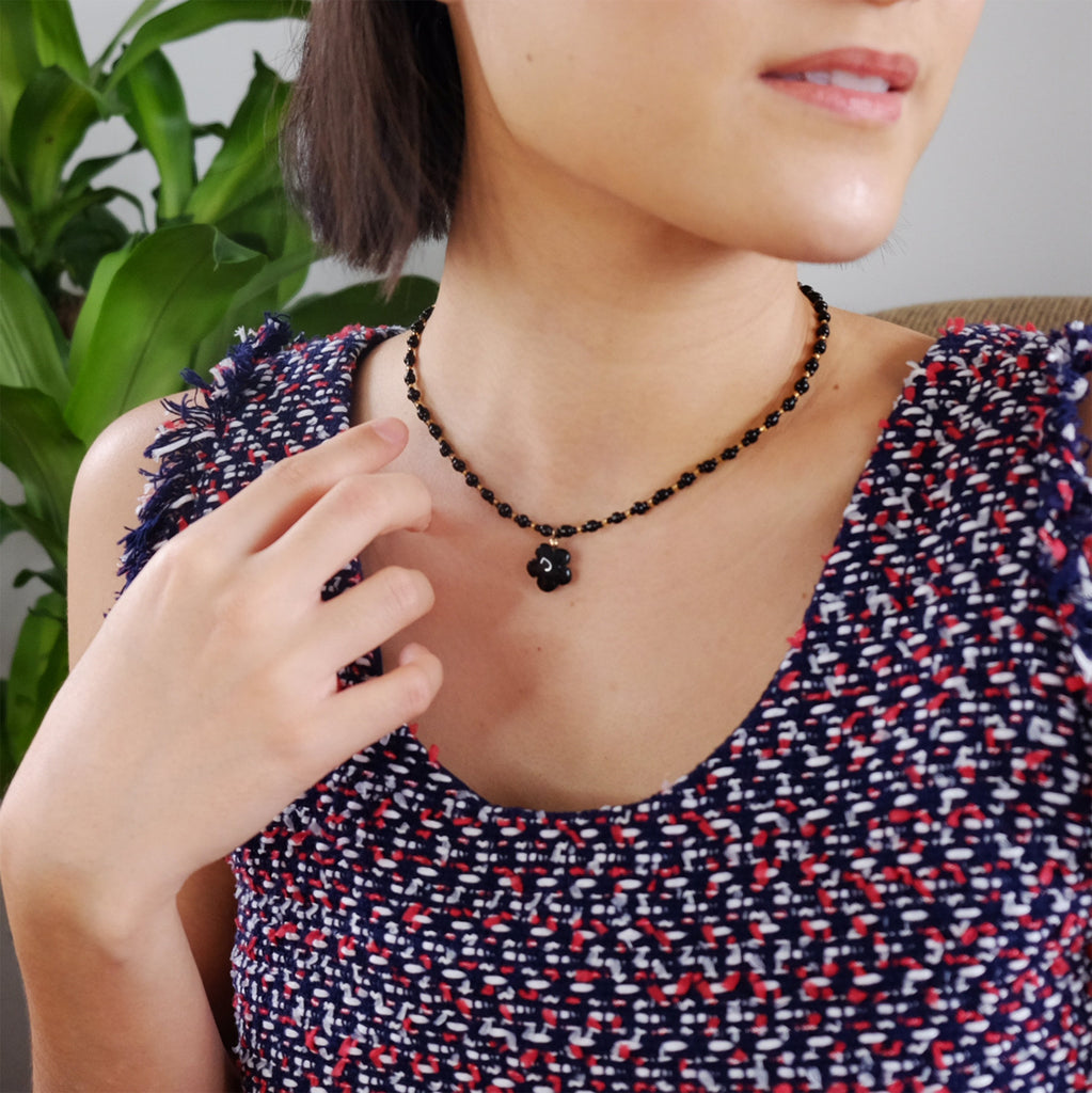 Gulla Necklace in Ebony