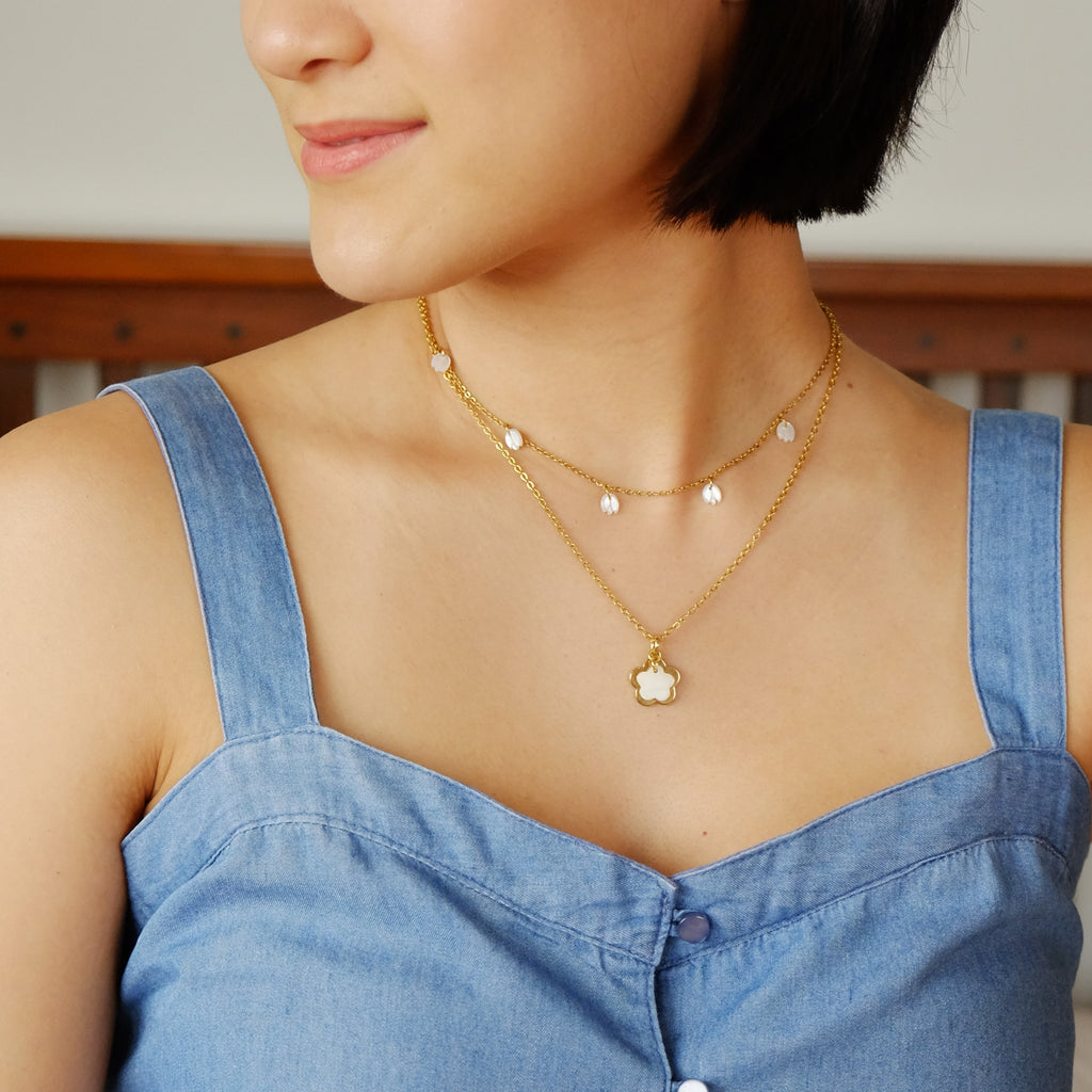 Paola Necklace in Ivory