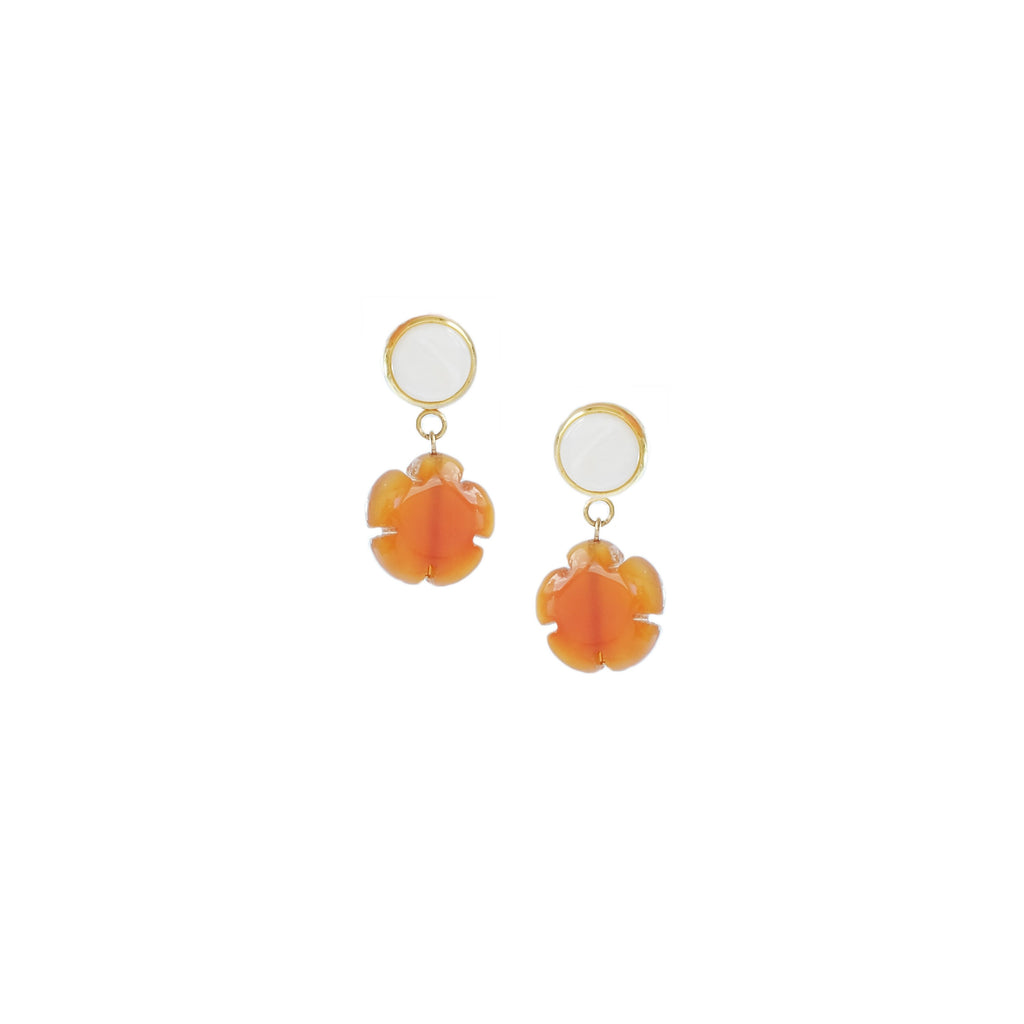 Melissa Earrings in Terracotta