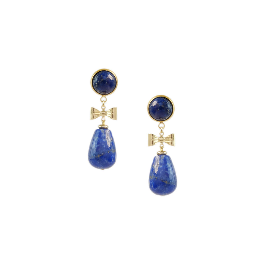 Manuela Earrings in Lapis Lazuli