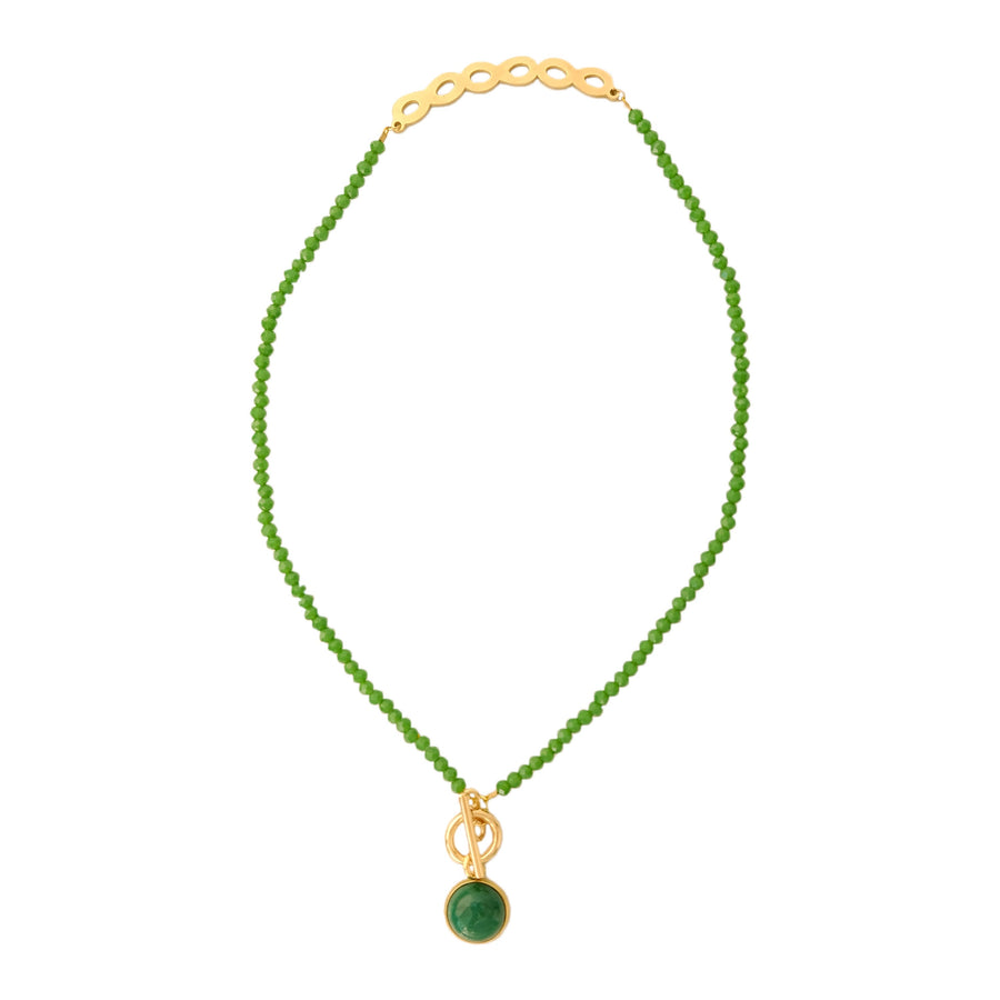 Brody Reversible Necklace in Jade