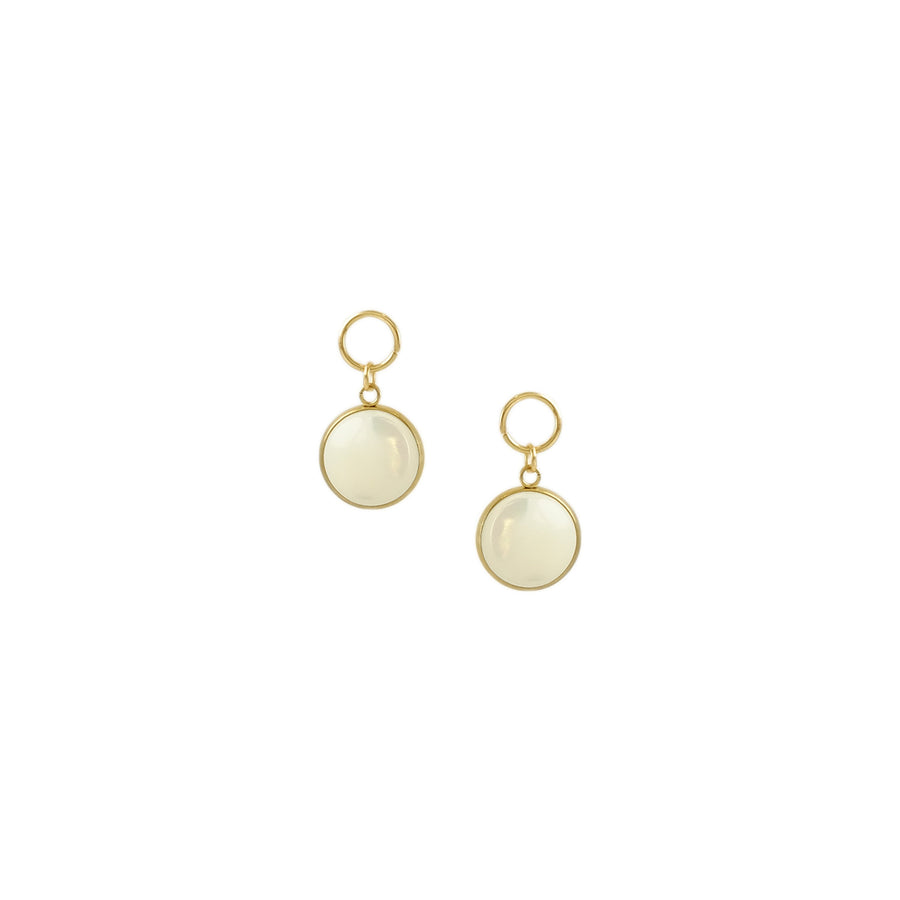Bouton Charms in Mother of Pearl