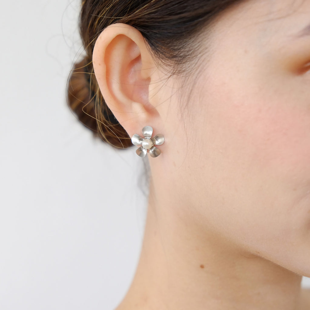 Seth Earrings in Silver