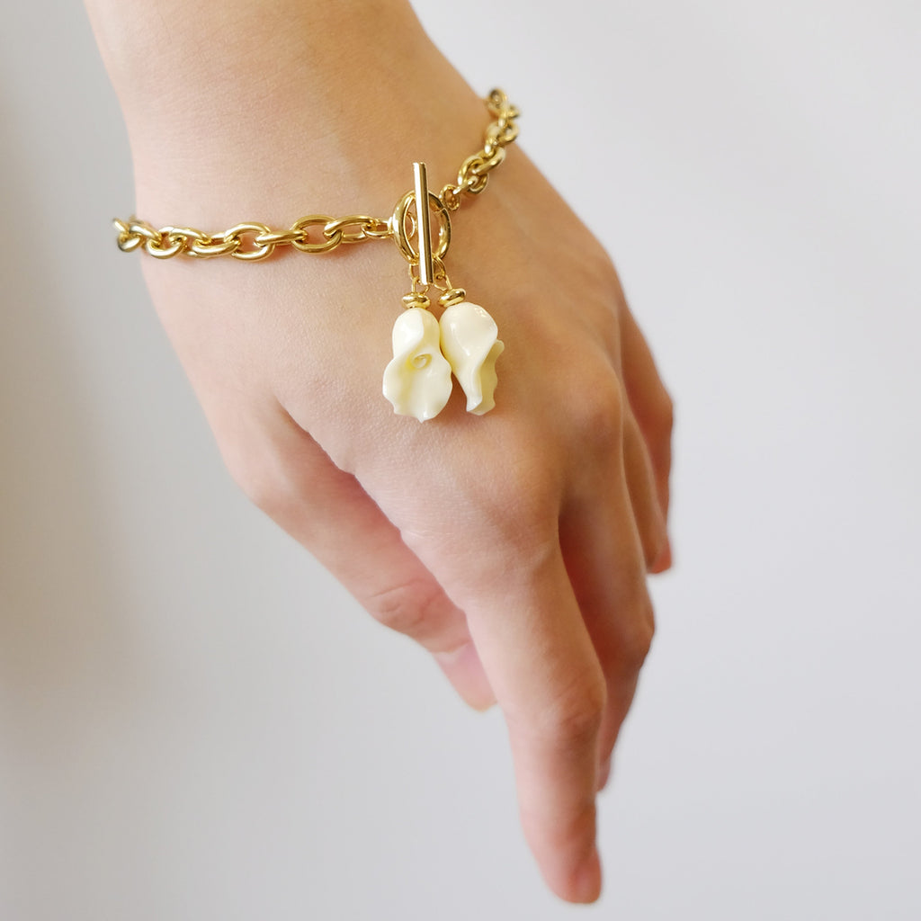 Rosas Bracelet in Ivory