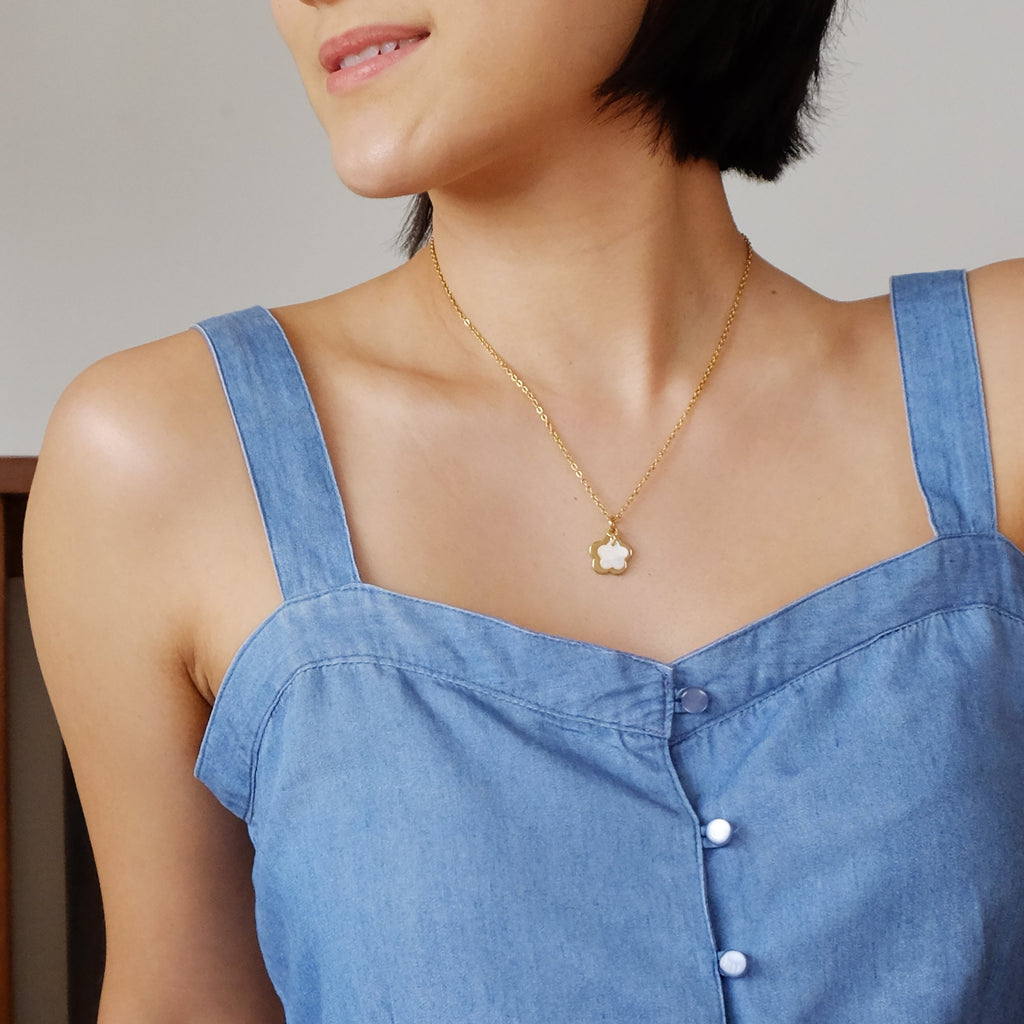 Paola Necklace in Ivory