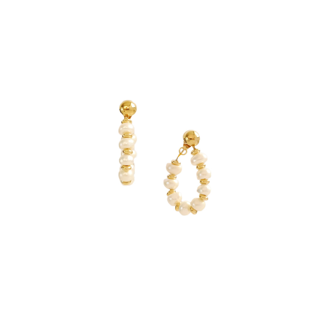 Kella Earrings in Pearl